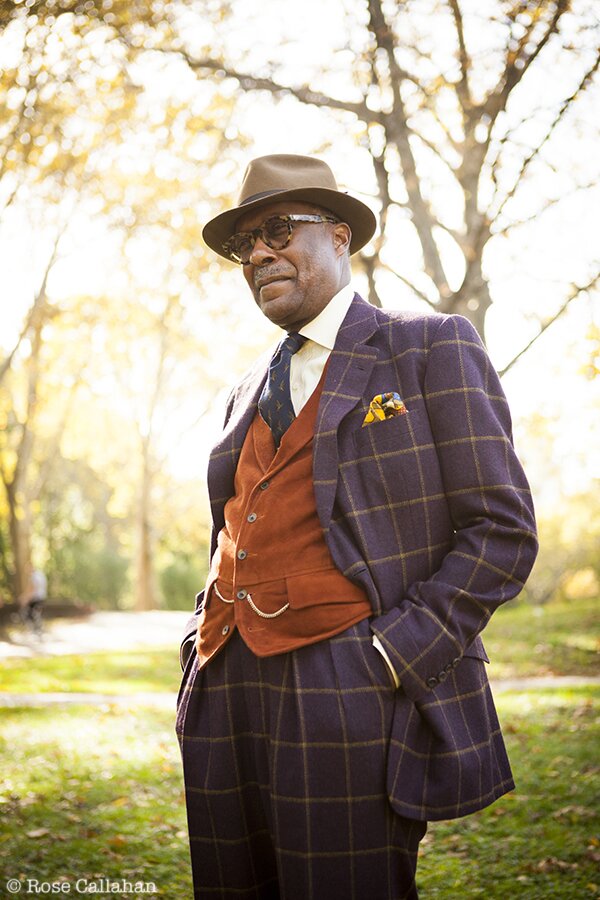 Dr. Andre Churchwell photographed by Rose Callahan in NYC on Dec 20, 2012