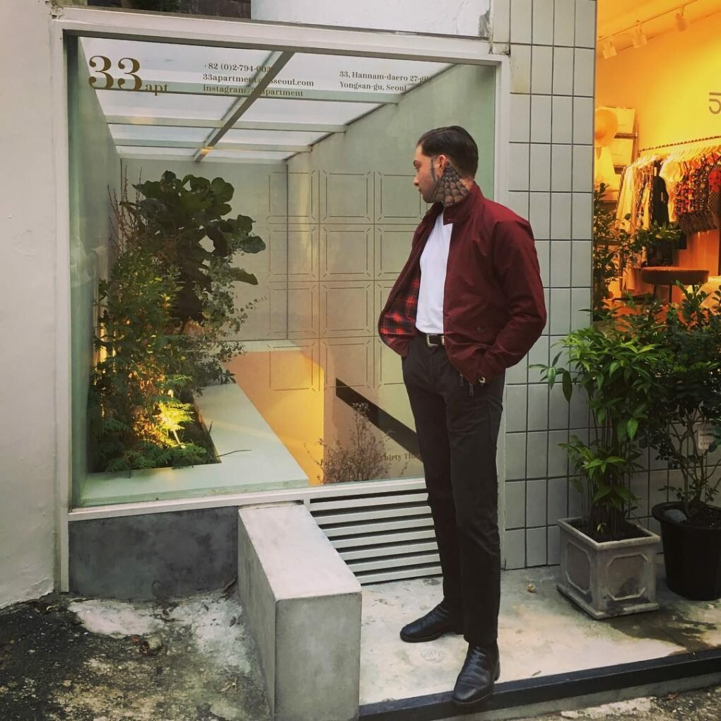 Daniel Snoeks @dshewaspretty in Red Harrington and Chocolate Corduroy Trousers | The Best Men's Outfits of the week