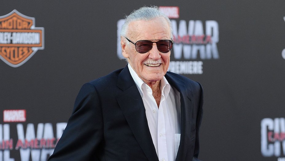 Stan Lee Black Suit White Shirt 
